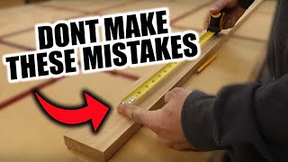 Mistakes To Avoid When Cutting Lumber | Beginner Woodworking Tips