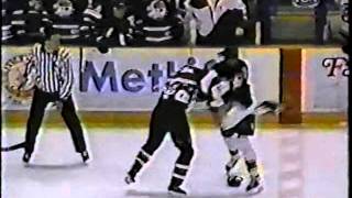 Andre Roy vs Dwayne Hay AHL Feb 13/98