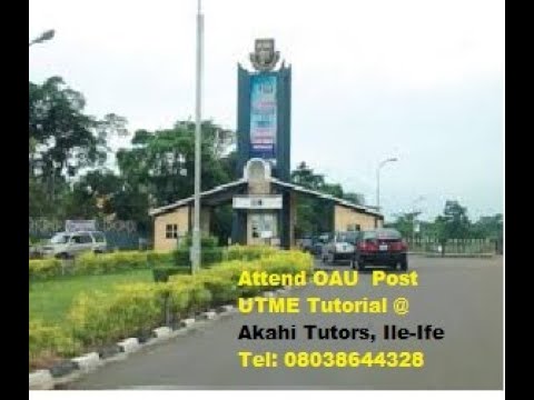 OAU Post UTME Past Questions and Answers - 08038644328