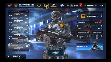 Modern Combat 5 Daily rewards with ONI armor 13 min!!!