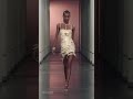 Malika Louback Walks For Ludovic De Saint Sernin Malika Louback Walks For Ludovic De Saint Sernin
