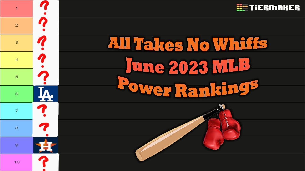June 2023 MLB Power Rankings | Top 10 Teams in the MLB TIER LIST