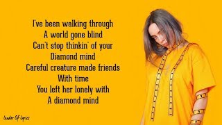 Video thumbnail of "Billie Eilish - Ocean Eyes (Lyrics)"