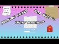 Making a chart for my 🏫 school
