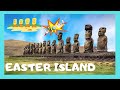 EASTER ISLAND: Ahu Tongariki and 15 mysterious Moai (statues) #travel #easterisland