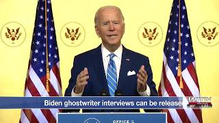 1PM: Former president's ghostwriter interviews to be released
