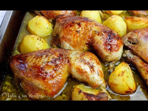 Video: Cómo Hornear Pollo Con Naranjas