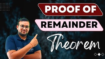Remainder Theorem Proof | class 9 polynomial | By PM Sir