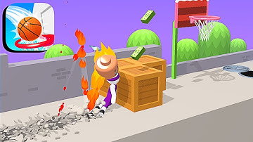 Bounce Dunk ​- All Levels Gameplay Android,ios (Part 181)