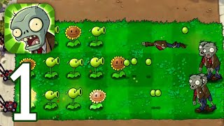 Plants VS Zombies - Gameplay Walkthrough PART 1 (iOS,Android)