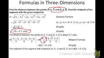 Section 10.3 (Formulas in Three Dimensions)