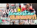 HUGEEE SUMMERTIME CLEANOUT! ☀️ | GETTING ORGANIZED ONE ROOM AT A TIME