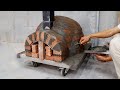 How to make a simple beautiful pizza oven from broken bricks