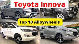 Modified Toyota Innova || Top 10 Best Alloy Wheels for Innova || Innova Modified || Innova Crysta