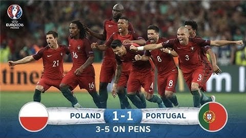 Polônia 1 x 1 Portugal - Melhores Momentos -  30/06/2016 EURO 2016