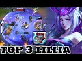 Wild Rift Lillia - Top 3 Lillia (Spirit Blossom Skin) Gameplay Rank Grandmaster