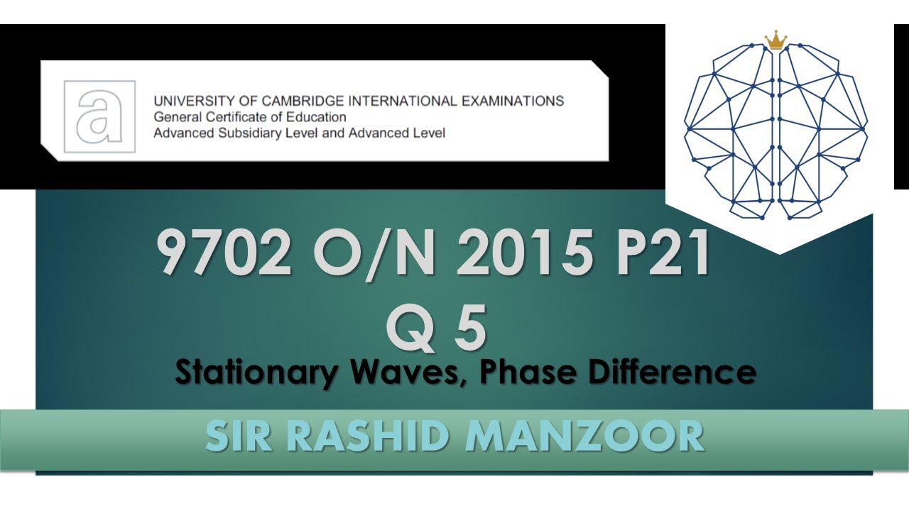 CIE AS A Level Physics Stationary Wave Phase Diff 2015 Oct Nov P Cie as a level physics stationary wave phase diff 2015 oct nov p