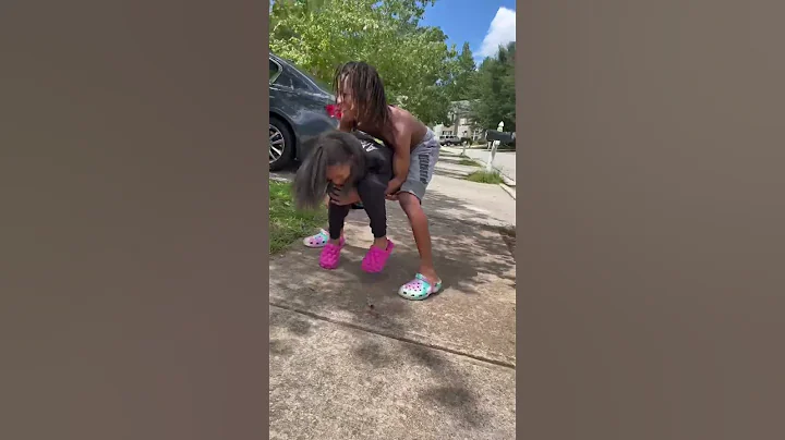 Kids running from my chores these days 😭 #dakotanicole #thatboydj #shorts