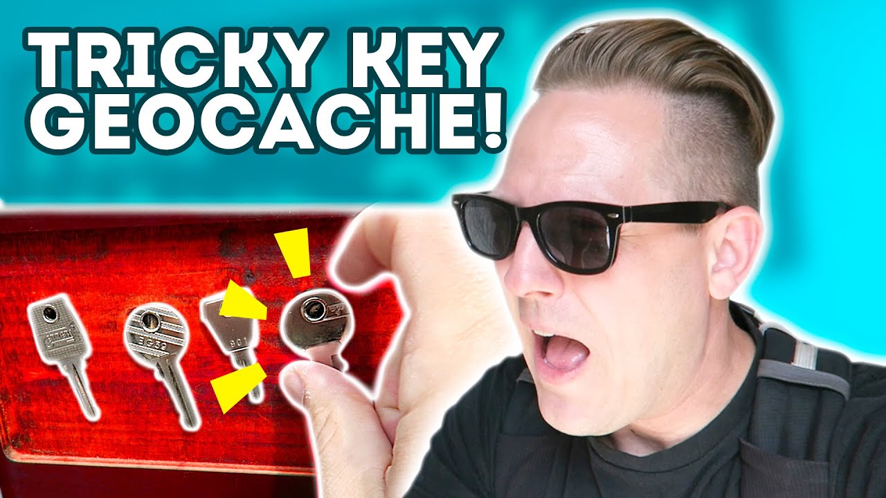 TRICKY KEY GEOCACHE!🔑😱 (Geocaching) - YouTube