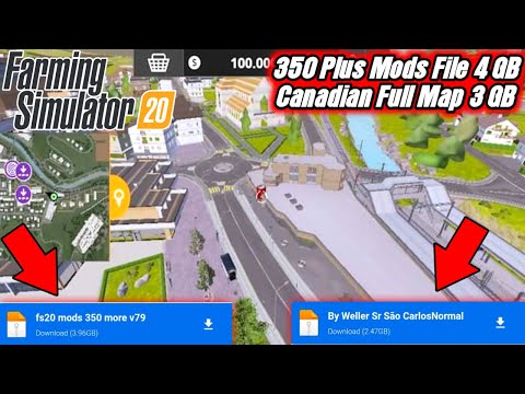 Canadian 🇨🇦 Full Map In Fs20 | Farming Simulator 20 Two Maps | 4U Farming