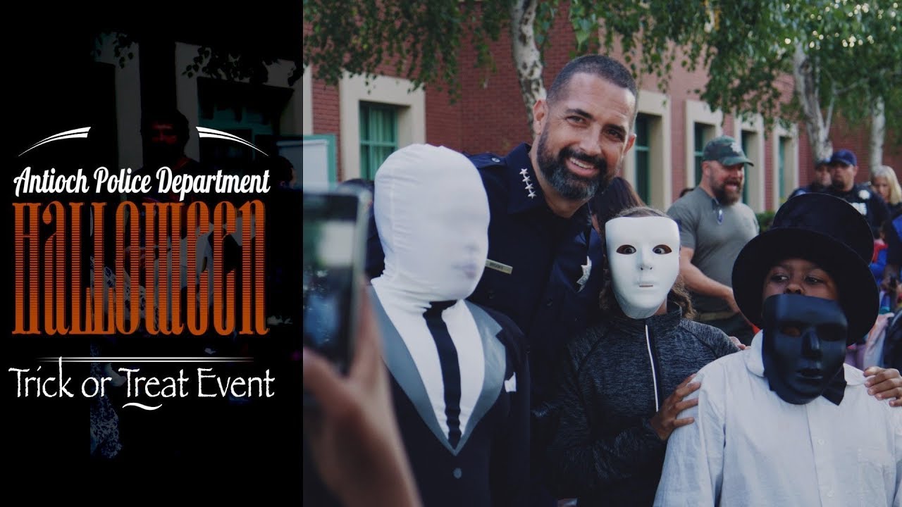 Antioch Police Department Halloween Trick or Treat Event YouTube