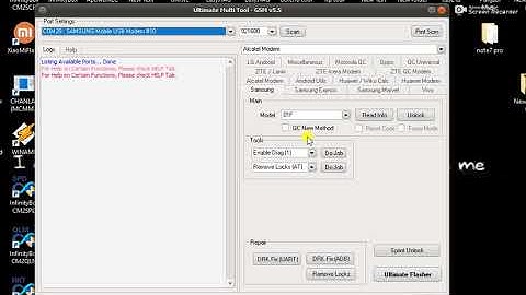 Samsung SM G531f frp unlock with UMT dongle