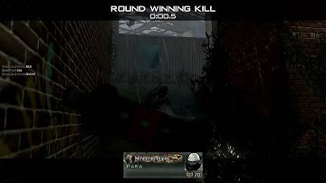 Modern Warfare 2: Stun grenade headshot game winning kill