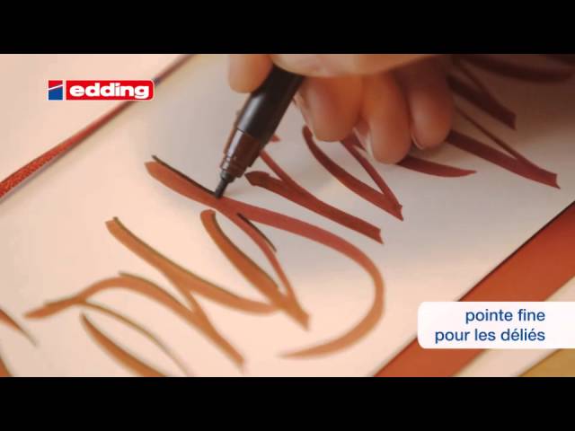 Tuto calligraphie : apprendre à utiliser les pointes biseautées