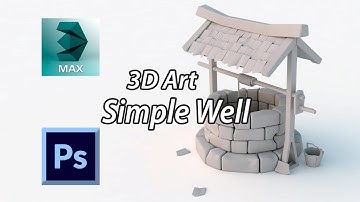3D Speed Modeling - Simple Well - 3ds Max/Photoshop