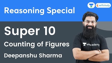 Super 10 Counting of Figures | Reasoning Special | For All Exams | wifistudy | Deepanshu Sharma