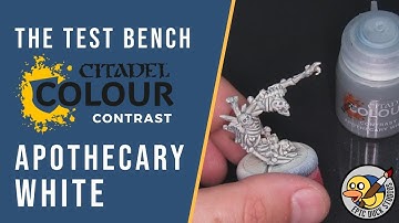Testing CONTRAST Paints by Citadel - Apothecary White