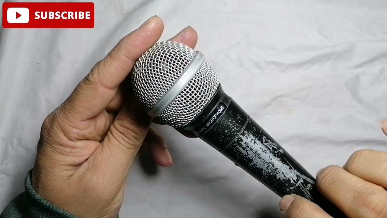 How to repair dynamic microphone in Urdu /hindi YouTube