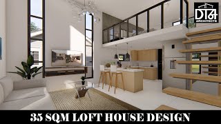 SMALL HOUSE DESIGN WITH LOFT DESIGN | 5X7 METERS (35 SQM)