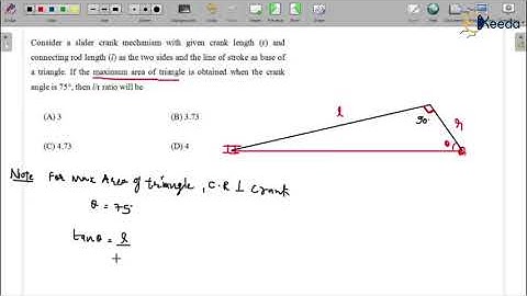 Numericals2: Piston Velocity and Acceleration |Kinematic and Dynamics Analysis of Slider Crank |GATE