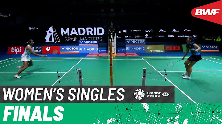 Madrid Spain Masters 2023 | Gregoria Mariska Tunjung (INA) [5] vs. Pusarla V. Sindhu (IND) [2] | F