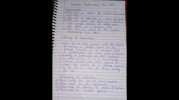 Indian Partnership Act ,1932.                 Introduction and meaning.