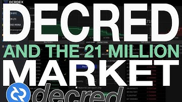 Decred and the 21 million crypto market - Decred Society