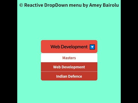 Drop-Down button using React