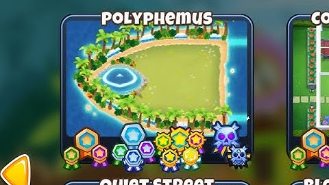 BTD6 Polyphemus Deflation, No Abilities (AFK), No Monkey Knowledge, No Powers, Quincy Hero