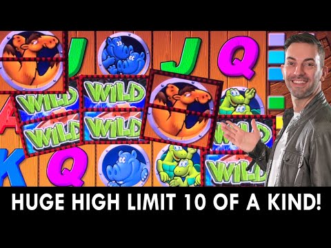 My FIRST HUGE High Limit TEN OF A KIND on Slots!