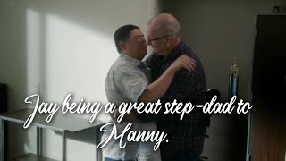 Jay being a great step-dad to Manny. #modernfamily #jaypritchett Resimi