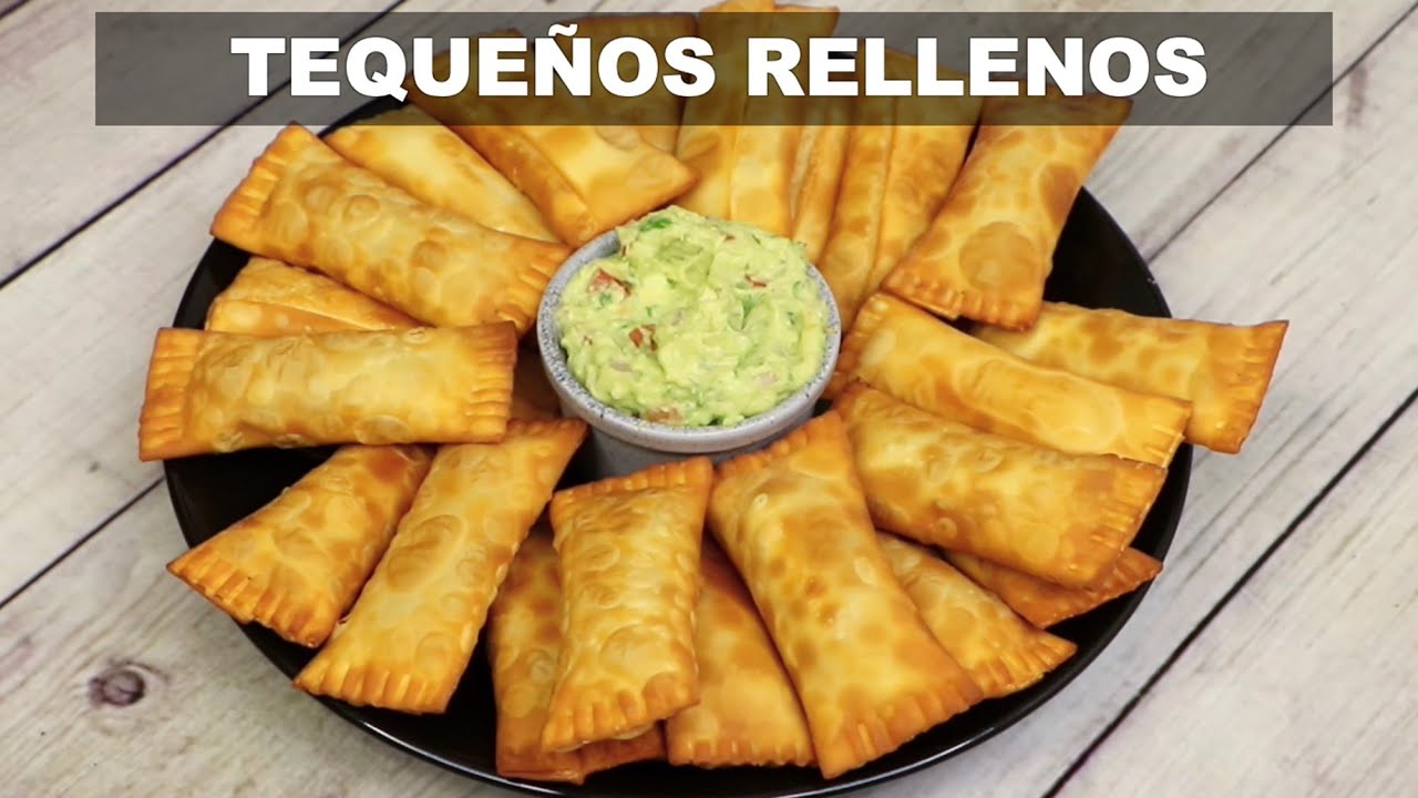 COMO PREPARAR TEQUEÑOS CON MASA WANTAN AL ESTILO PERUANO - YouTube