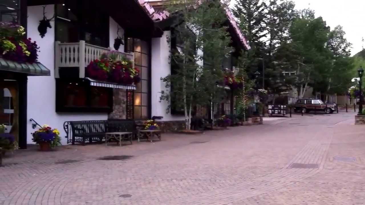 Bridge Street Vail Colorado summer of 2013 