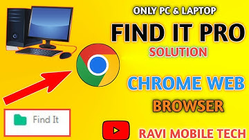 How to Remove find it pro From Chrome All browsers Windows 7