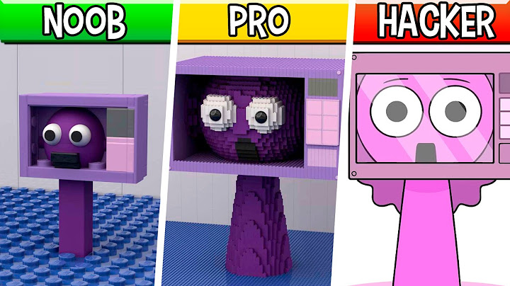 LEGO Microwave Lily Sprunki : Noob, Pro, HACKER! / (Incredibox Sprunki)