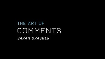 The Art of Code Comments - Sarah Drasner | JSConf Hawaii 2020