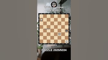 Chess puzzle series 🧩2025/5334 #chess #puzzle #learnchesstactics #magnuscarlsen #polgar #chessbooks
