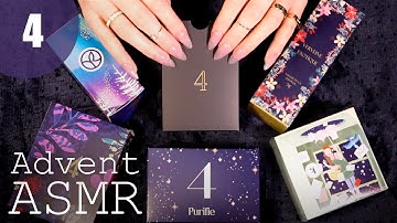 ASMR Advent Calendar 2022 Day 4 (🎧 soft spoken, tapping, scratching, swatching)
