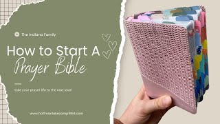 Making a Prayer Bible | 3 Simple Steps | (PLUS PRINTABLE GUIDE)