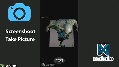 Augmented Reality Vuforia - Screenshot / Take Photo